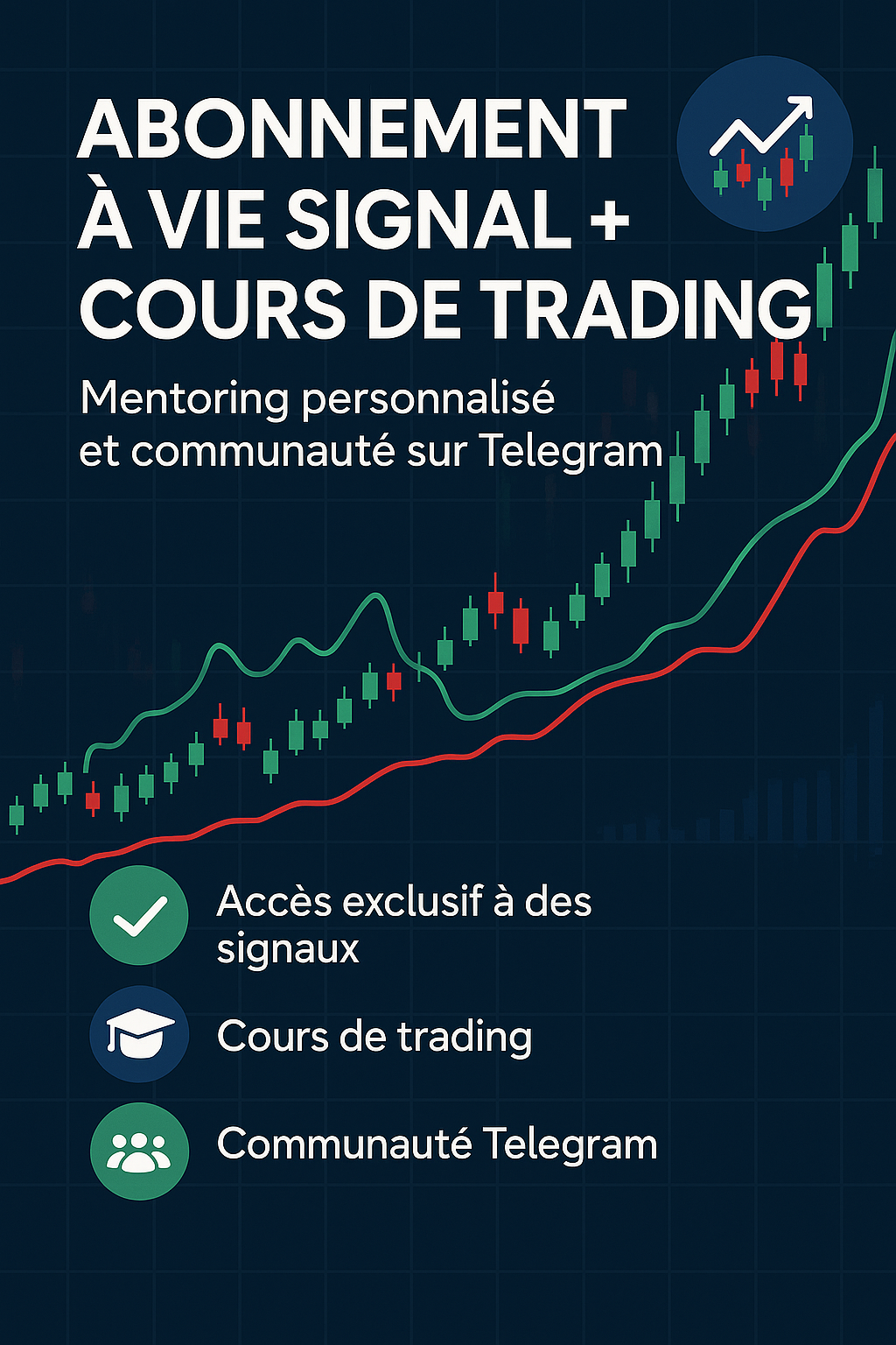 Accès à vie : Signaux + Cours de Trading + Mentoring